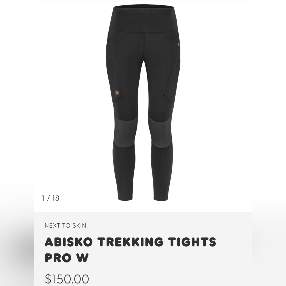 Fjallraven Abisko Trekking Tights Pro W - Black